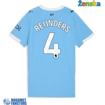 Manchester City Tijjani Reijnders #4 Domaci Dres za Ženska 2025-26 Kratak Rukav